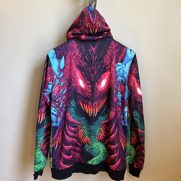 Pre Owned CS:GO HYPERBEAST Zip Gaming Hoodie - Picture 5 of 6